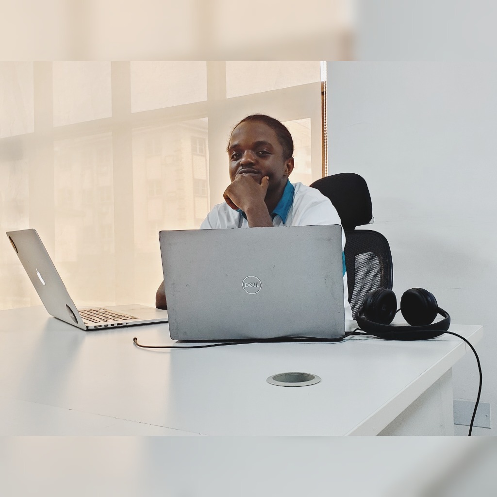 Zedd at his desk